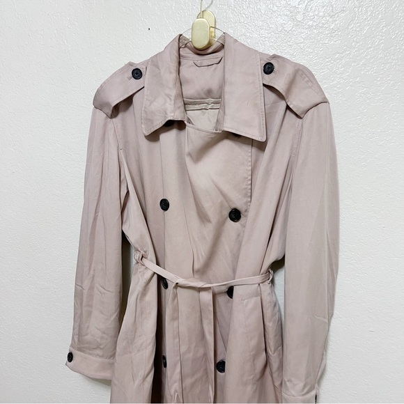 AllSaints Lia Mac Trench Coat size large - Picture 8 of 16